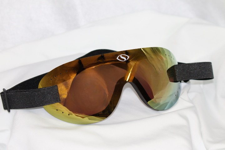 Small Gold Mirror Goggle