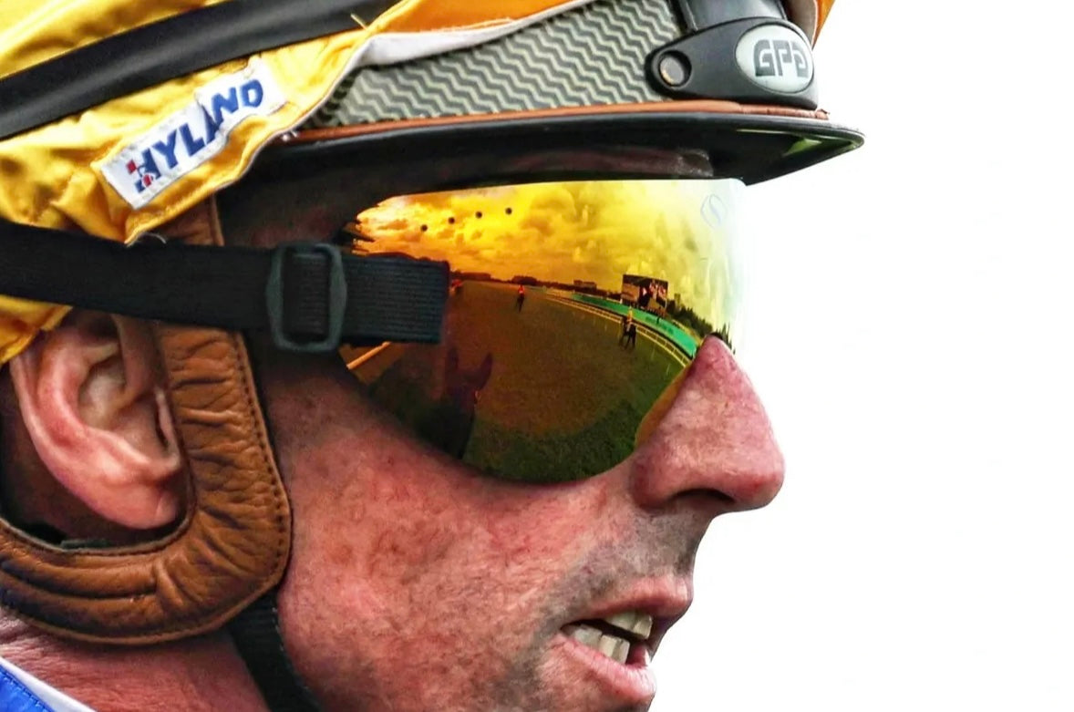 Small Gold Mirror Goggle