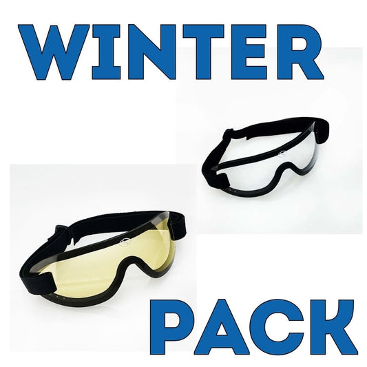 Large Yellow & Clear Goggle (Winter Pack) - Shore Goggles